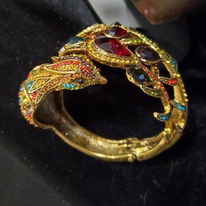 Peacock glamorous bracelet